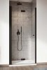Radaway Nes Black Dwb drzwi wnękowe 80cm lewe czarny mat/szkło przejrzyste 10029080-54-01L